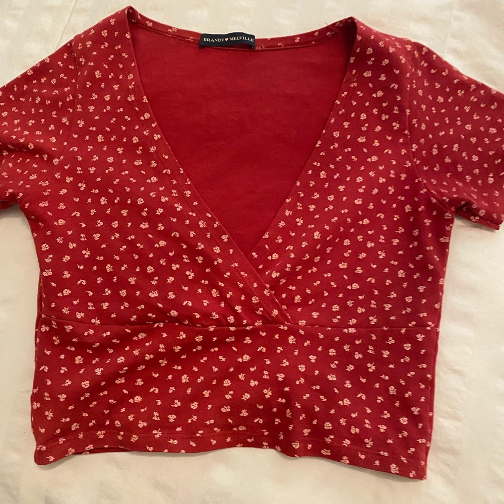 Brandt Melville Red Amara Top